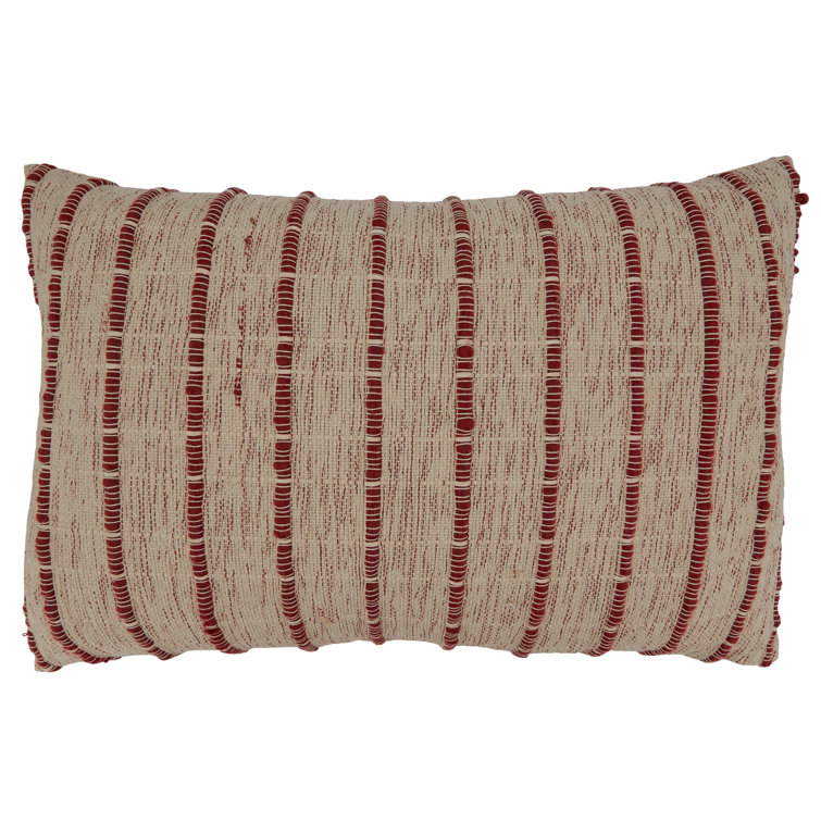 Saro Striped Throw Pillow Wayfair